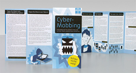 Folder Cyber-Mobbing 'Diakonisches Werk an der Saar' 'Layout'